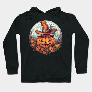 pumpkin witch halloween Hoodie